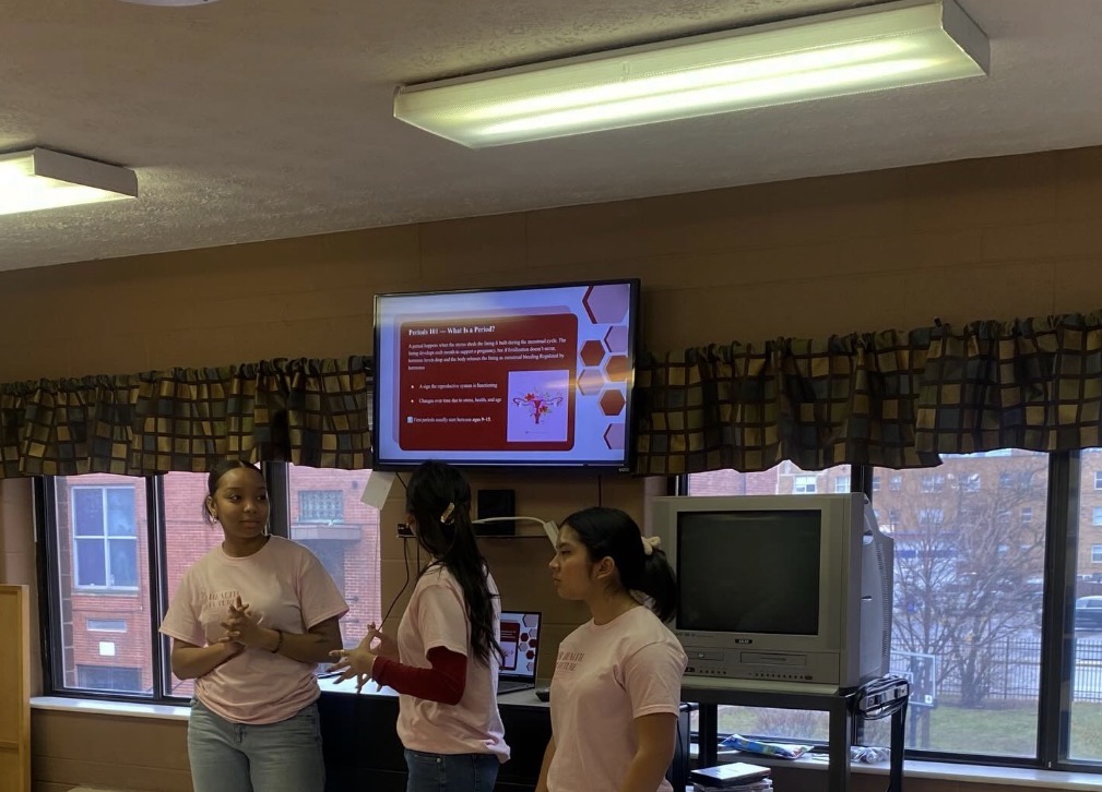HER Talks Periods 101 presentation to students
