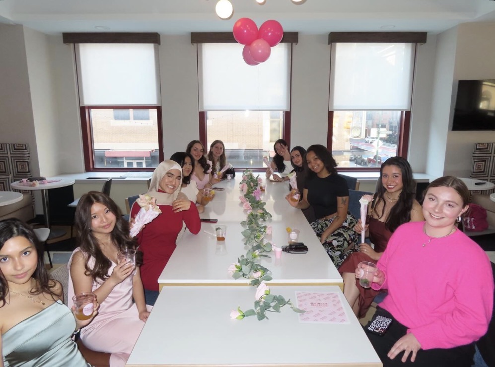 Young women gathered at a Her Health Her Future Foundation event